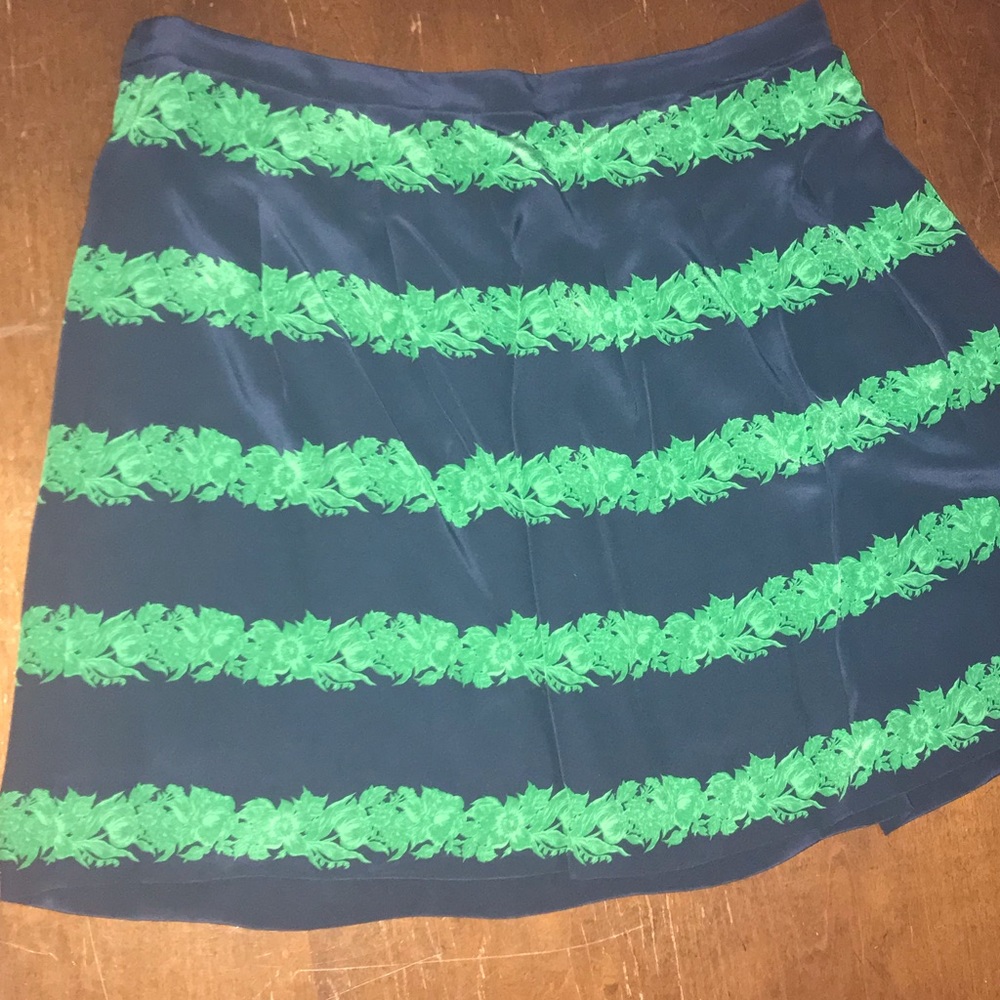 J Crew Silk Mini Skirt